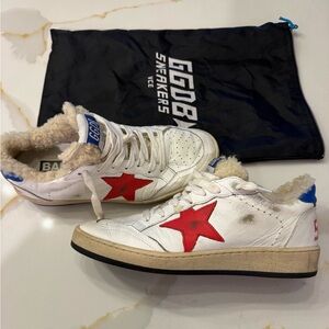Golden Goose Ball Star Shearling New in Bag 7/7.5